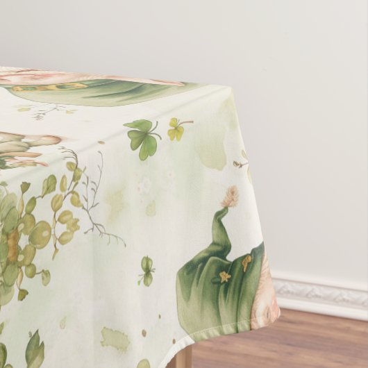 Nappe Motif de café irlandais St. Patrick Gnome (In Situ)