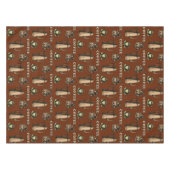Nappe Motif de café rétro (Devant (Horizontal))