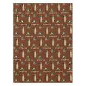 Nappe Motif de café rétro (Devant)
