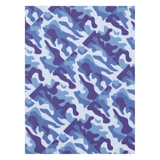 Nappe Motif de camouflage bleu (Devant)