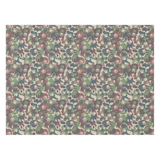 Nappe Motif de camouflage de chien (Devant (Horizontal))