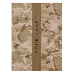 Nappe Motif de camouflage du désert, Votre nom, Personna