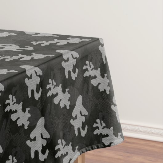Nappe Motif de camouflage noir (In Situ)