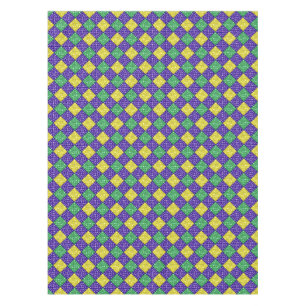 Nappe Motif de carnaval de diamant de harlequin de mardi