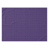 Nappe Motif de carreaux de coeur violet profond (Devant (Horizontal))
