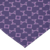 Nappe Motif de carreaux de coeur violet profond (Angle)