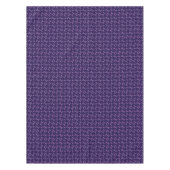 Nappe Motif de carreaux de coeur violet profond (Devant)