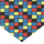 Nappe Motif de carreaux Diagonal rétro coloré (Angle)