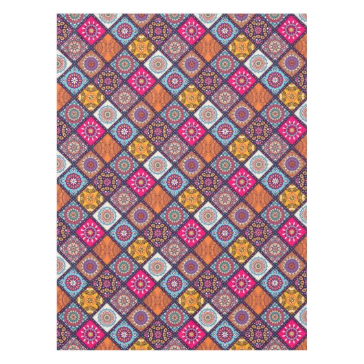 Nappe Motif de carreaux Mandala/marocain (Devant)