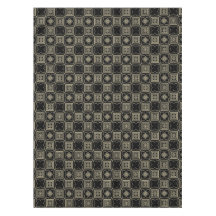 Motif de carrés de carreaux Art Déco en or moderne