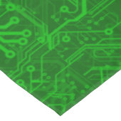 Nappe Motif de carte électronique de vert (Angle)