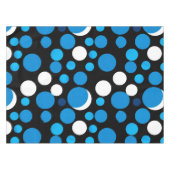 Nappe Motif de cercles bleus et blancs (Devant (Horizontal))