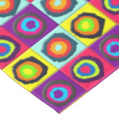 Nappe Motif de Cercles Colorés (Angle)