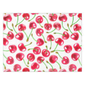Nappe Motif de cerises d'aquarelle (Devant (Horizontal))