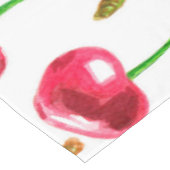 Nappe Motif de cerises d'aquarelle (Angle)