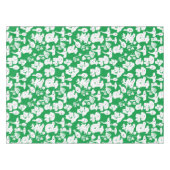 Nappe Motif de champignon noir 01b BG vert (Devant (Horizontal))