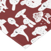 Nappe Motif de champignon noir 01b DRed BG (Angle)