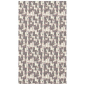 Nappe Motif de chats blancs et gris (Devant)
