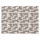Nappe Motif de chats blancs et gris (Devant (Horizontal))