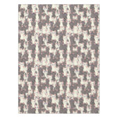 Nappe Motif de chats blancs et gris (Devant)
