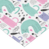 Nappe Motif de chats mignons (Angle)