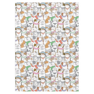Nappe Motif de chats mignons