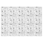 Nappe Motif de chats mignons (Devant (Horizontal))