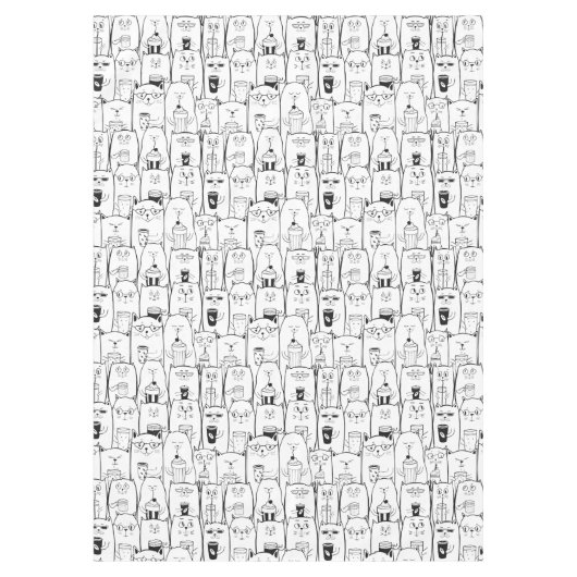 Nappe Motif de chats mignons (Devant)