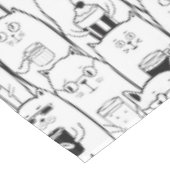Nappe Motif de chats mignons (Angle)