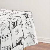 Nappe Motif de chats mignons (In Situ)