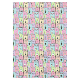 Nappe Motif de chats mignons