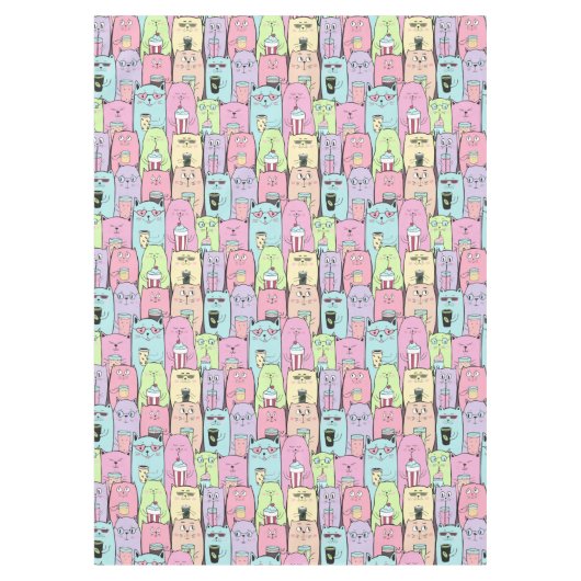 Nappe Motif de chats mignons (Devant)
