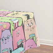 Nappe Motif de chats mignons (In Situ)
