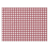 Nappe Motif de chèques rouges et blancs (Devant (Horizontal))