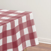 Nappe Motif de chèques rouges et blancs (In Situ)