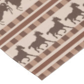 Nappe Motif de cheval au galop rustique (Angle)