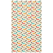 Nappe Motif de chiens multicolores (Devant)