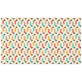 Nappe Motif de chiens multicolores (Devant (Horizontal))
