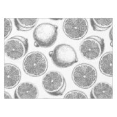 Nappe Motif de citron à main (Devant (Horizontal))