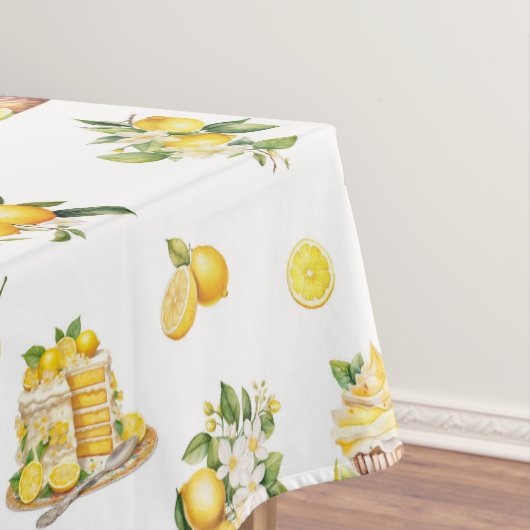 Nappe Motif de citron d'été méditerranéen (In Situ)