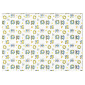 Nappe Motif de citron d'été méditerranéen (Devant (Horizontal))