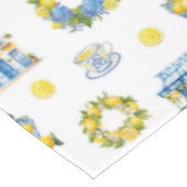 Nappe Motif de citron d'été méditerranéen (Angle)