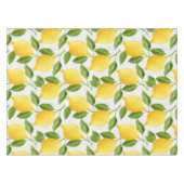 Nappe Motif de citrons d'aquarelle (Devant (Horizontal))