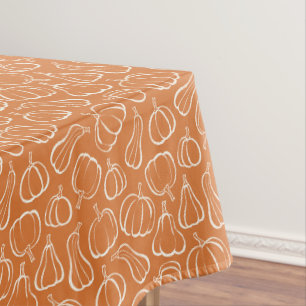 Nappe Motif de citrouille orange automne Halloween décor