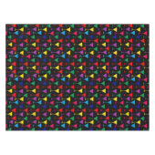 Nappe Motif de cocktail Martini coloré (Devant (Horizontal))