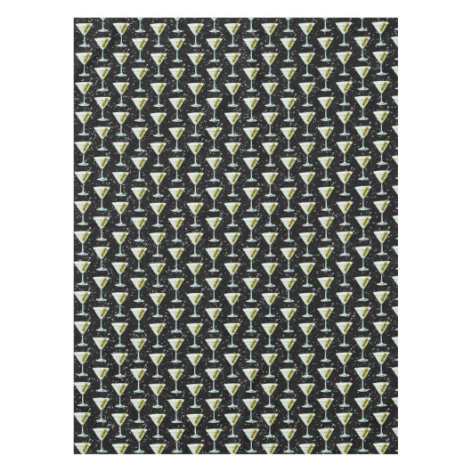 Nappe Motif de cocktails Martini (Devant)