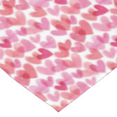 Nappe Motif de coeur aquarelle (Angle)