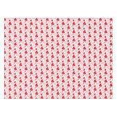 Nappe Motif de coeur rouge rose mignon (Devant (Horizontal))