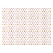 Nappe Motif De Coeurs Dorés Et Rose (Devant (Horizontal))