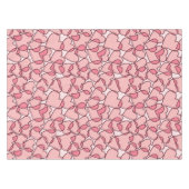 Nappe Motif de Coeurs roses modernes (Devant (Horizontal))